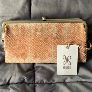 Hobo Lauren Leather Tie Dye Clutch/Wallet